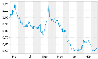 Chart New World Development Co. Ltd. - 1 an