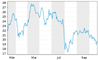 Chart ALKAMI TECHNOLOGY INC. - 1 Jahr