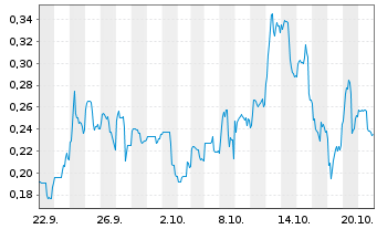 Chart American Critical Min. Corp. - 1 Monat