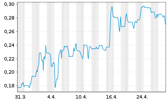 Chart Blue Lagoon Resources Inc. - 1 Monat