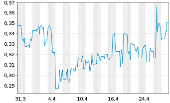 Chart Azimut Exploration Inc. - 1 Monat