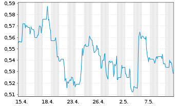 Chart Lithium Chile Inc. - 1 Monat