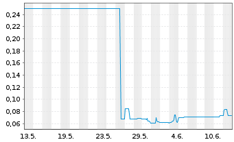 Chart Medaro Mining Corp. - 1 mois