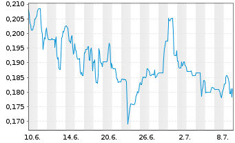Chart Neptune Digital Assets Corp. - 1 mois
