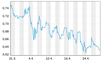 Chart Rock Tech Lithium Inc. - 1 Month