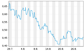 Chart Silver47 Exploration Corp. - 1 Month