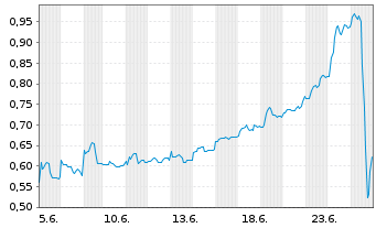 Chart Star Copper Corp. Registered Shares o.N. - 1 Monat