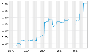 Chart China Intl. Capital Corp. Ltd. - 1 Month