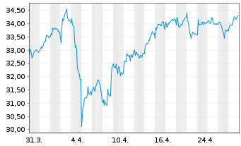 Chart RWE AG - 1 Monat