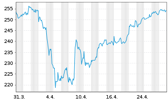 Chart Pioneer Investm. German Equity - 1 mois