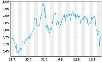 Chart Mini Future Long NVIDIA - 1 Monat