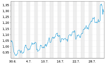 Chart Mini Future Long Amazon - 1 Monat