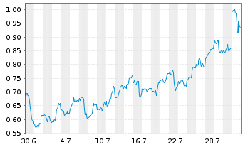 Chart Mini Future Long Amazon - 1 Monat