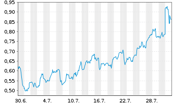 Chart Mini Future Long Amazon - 1 Monat