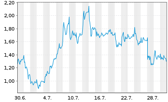 Chart Mini Future Long RENK Group - 1 mois