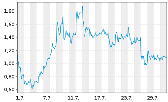 Chart Mini Future Long RENK Group - 1 Monat