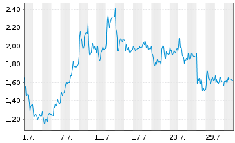 Chart Mini Future Long RENK Group - 1 Monat