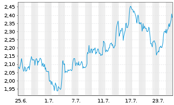 Chart Mini Future Long Microsoft - 1 Monat