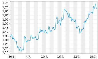 Chart Mini Future Long Microsoft - 1 Monat