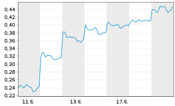 Chart Mini Future Short BYD - 1 Monat