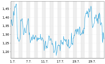 Chart Mini Future Long Berkshire Hathaway - 1 mois