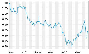 Chart Mini Future Short Bayer - 1 mois