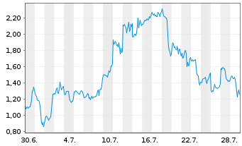 Chart Mini Future Long Microstrategy - 1 Monat