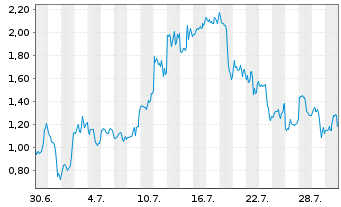 Chart Mini Future Long Microstrategy - 1 Monat