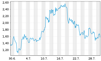 Chart Mini Future Long Microstrategy - 1 Monat