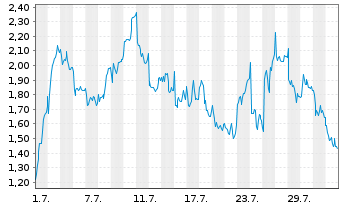 Chart Mini Future Long LVMH - 1 Month