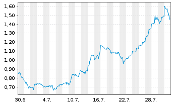 Chart Mini Future Long AMD - 1 Monat