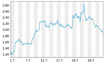 Chart Mini Future Long BMW - 1 mois