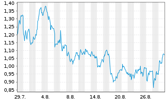Chart Mini Future Short Porsche - 1 Month