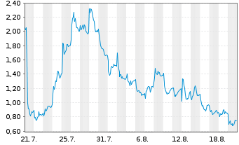 Chart Mini Future Long Evotec - 1 Month