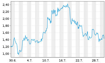 Chart Mini Future Long Microstrategy - 1 Monat