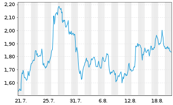 Chart Mini Future Long Nike - 1 Monat