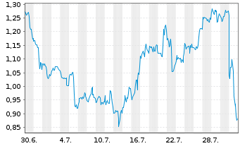 Chart Mini Future Long ARM Holdings - 1 Monat