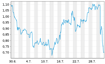 Chart Mini Future Long ARM Holdings - 1 Monat