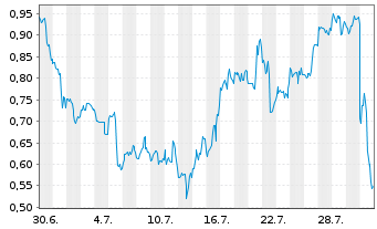 Chart Mini Future Long ARM Holdings - 1 Monat