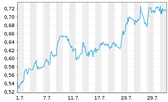 Chart Mini Future Long ING - 1 Monat