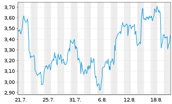 Chart Mini Future Long Netflix - 1 Monat