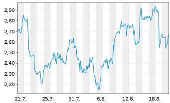 Chart Mini Future Long Netflix - 1 Monat