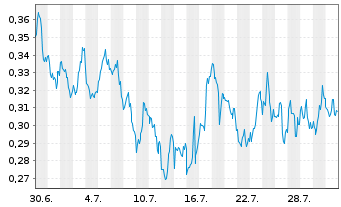Chart Mini Future Long Walt Disney - 1 Monat