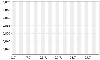 Chart Mini Future Long Schaeffler - 1 Month