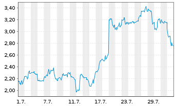 Chart Mini Future Long Block - 1 mois