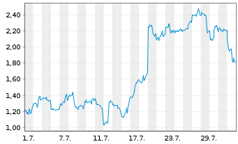 Chart Mini Future Long Block - 1 mois