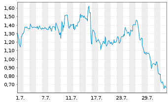 Chart Mini Future Long Gerresheimer - 1 mois