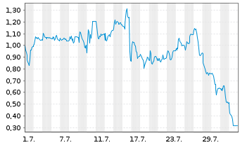Chart Mini Future Long Gerresheimer - 1 mois