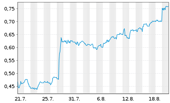 Chart Mini Future Short K+S - 1 Month