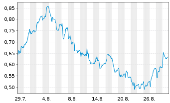 Chart Mini Future Short Porsche - 1 Month
